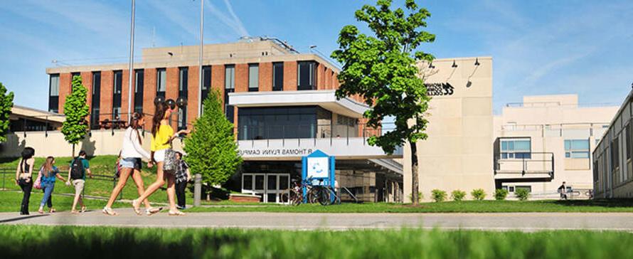 Photo of Brighton campus buildings